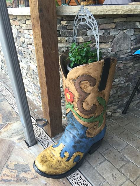 Magical boot planter